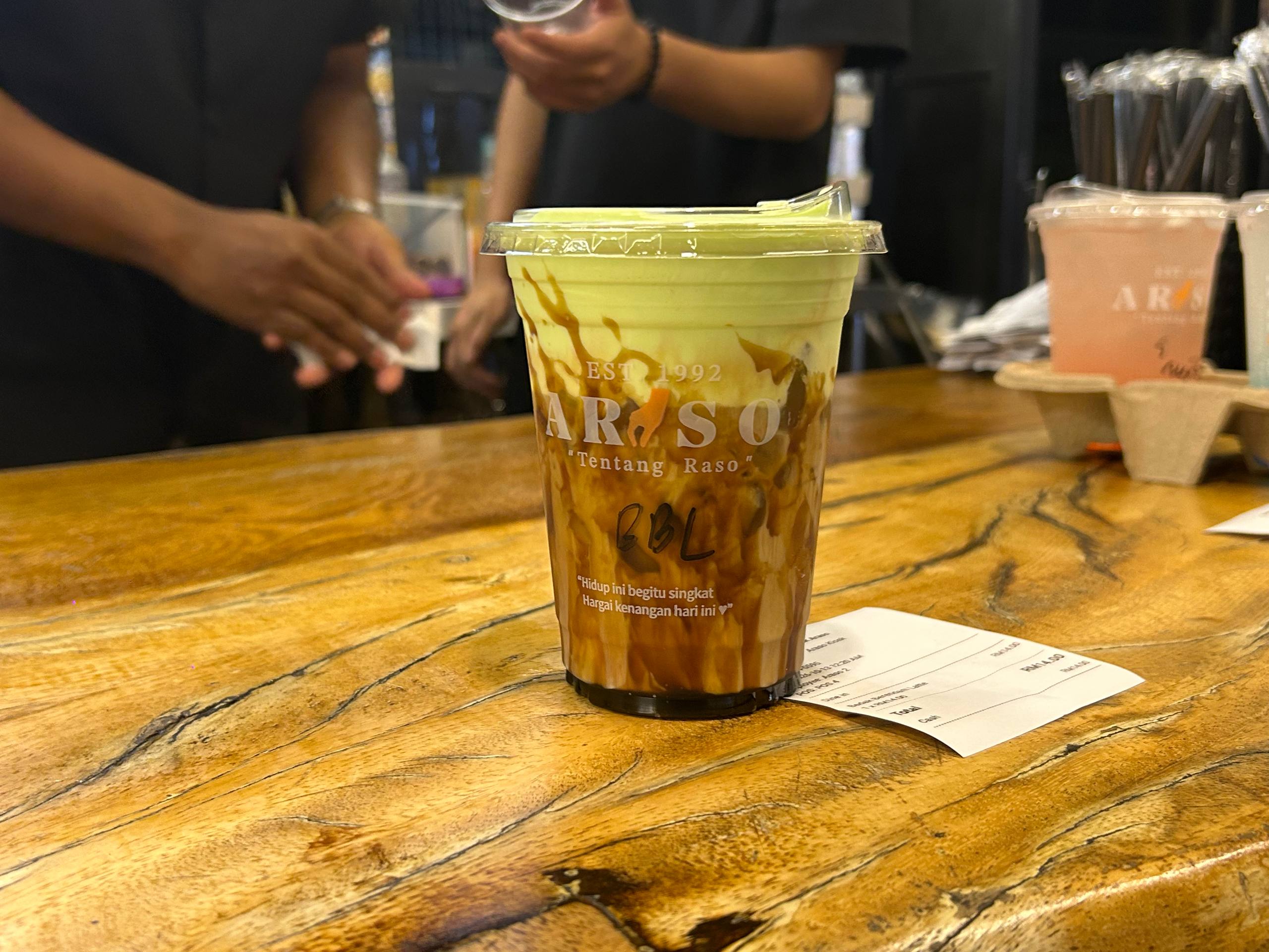 Badak Berendam Latte
